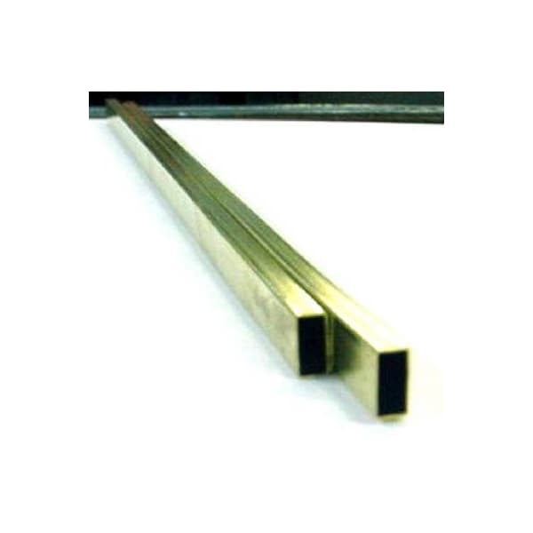 K&S Precision Metals Brass Tube 5/16-in W X 12-in L Rectangular 8266 - main